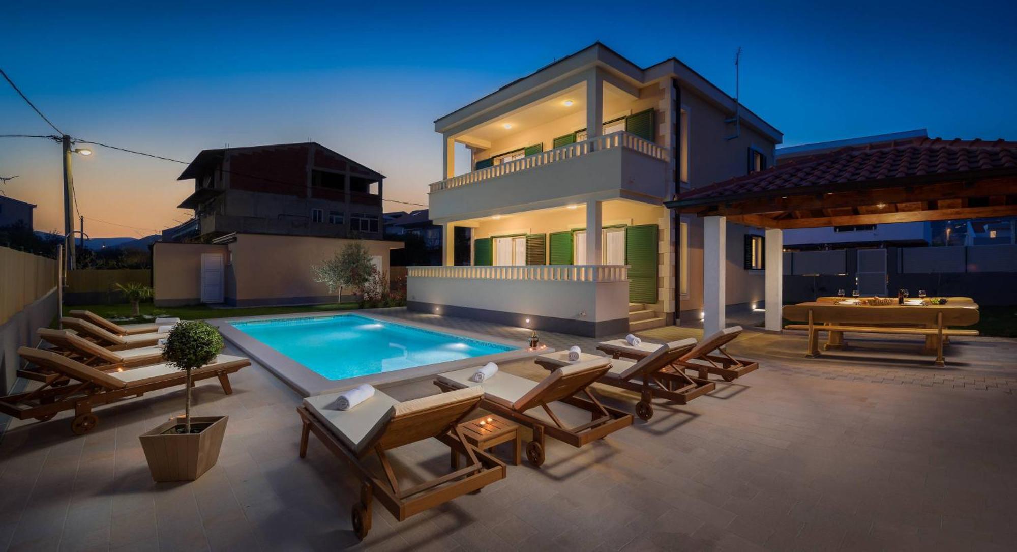 Villa Rosa Ventorum With Private Pool Near Split Kaštela Exteriör bild